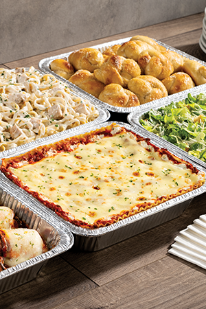 Catering food trays